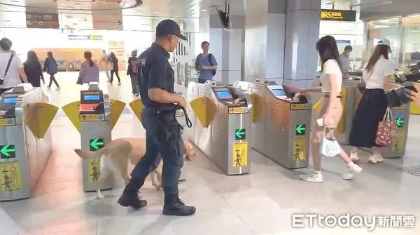 ▲2025雙北世壯運即將開幕，新北警方加強捷運站維安強度。（圖／記者陸運陞翻攝）