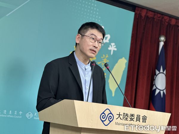 ▲▼陸委會副主委、發言人梁文傑。（圖／記者蔡紹堅攝）
