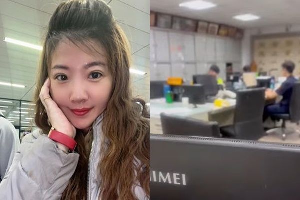 ▲▼             女星侯沁潔指控遭林口明志派出所20多名警察圍毆，持手機在所內錄影。（圖／翻攝自侯沁潔臉書）