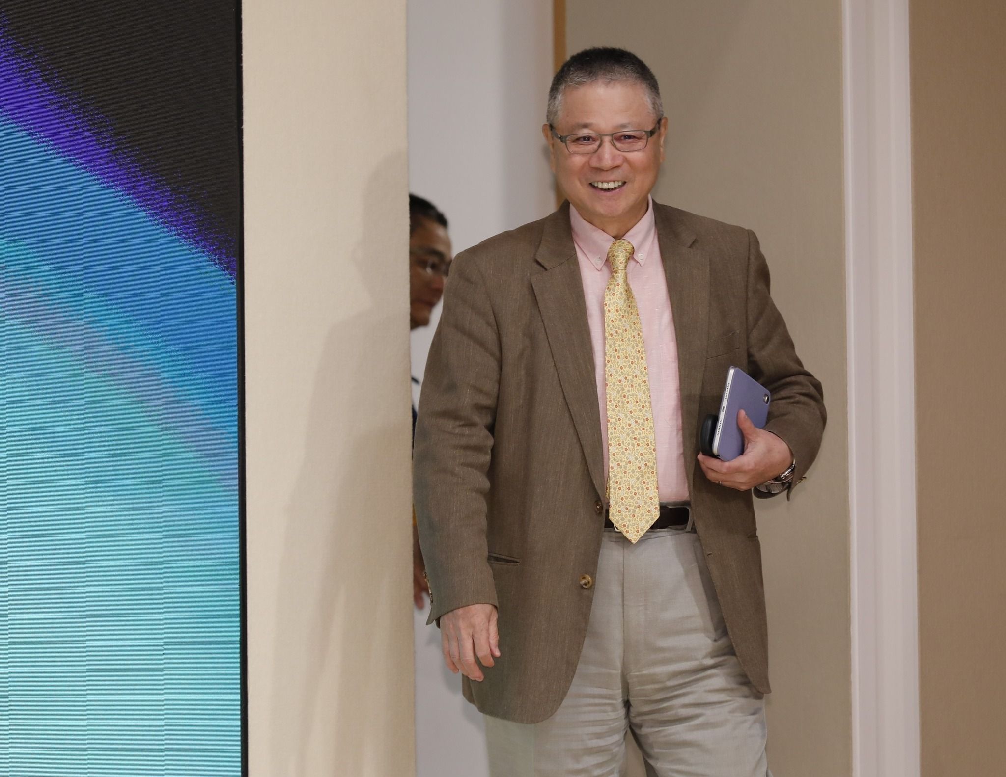 ▲▼緯創董事長林憲銘出席股東會。（圖／記者湯興漢攝）