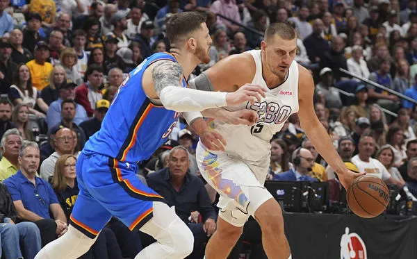 ▲▼金塊約基奇、史卓瑟、莫瑞；雷霆吉爾吉斯-亞歷山大。（圖／達志影像／美聯社）