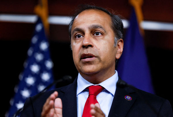 ▲▼  美國民主黨聯邦眾議員克利什納穆希（Raja Krishnamoorthi）。（圖／路透）
