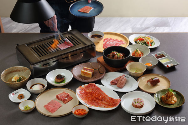 ▲己越燒肉「燒肉小料理套餐」。（圖／己越燒肉提供）