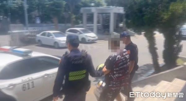 ▲▼身形壯碩體重破百的通緝犯見員警埋伏竟加速逃逸，結果自撞後遭逮捕。（圖／玉里警分局提供，下同）