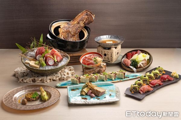 ▲日本料理「飛翔」推出東港鮪魚和食套餐。（圖／日航酒店提供）