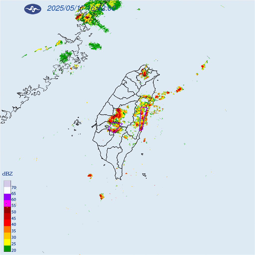 ▲▼大雷雨。（圖／氣象署）