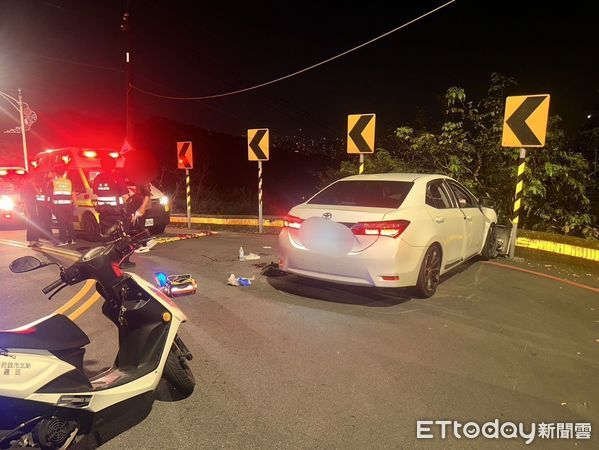 ▲▼陳姓女子無照駕駛載朋友出遊，從烘爐地下山時發生車禍。（圖／記者陸運陞翻攝)