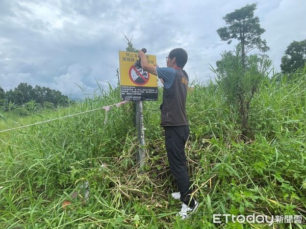 ▲▼花蓮環保局運用「廢棄物案件管理系統」，藉由衛星影像即時比對篩選出異常樣態。（圖／花蓮縣政府提供，下同）