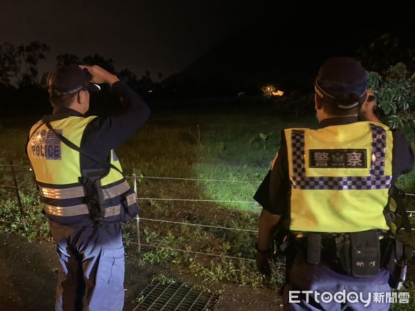 ▲▼新城警方利用監視器及遠端遙控設備，加強夜間巡邏執行「護農專案」。（圖／新城警分局提供，下同）