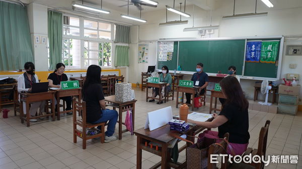 ▲台南市2025年約聘及臨時人員公開甄試今於善化大成國小登場，市警局交通大隊釋出18名職缺成招考焦點。（記者林東良翻攝，下同）