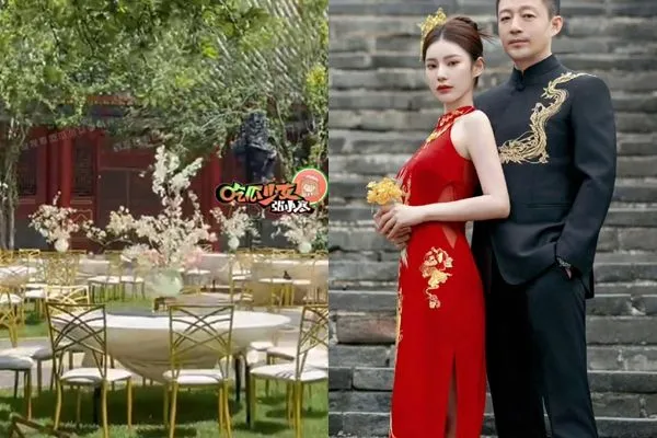 ▲汪小菲婚禮選在北京郡王府舉辦，中式氣息濃厚。（圖／翻攝自吃瓜少女張小寒微博）