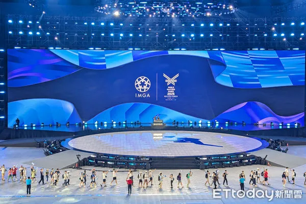 ▲世壯運開幕典禮，選手進場。（圖／記者林敬旻攝）