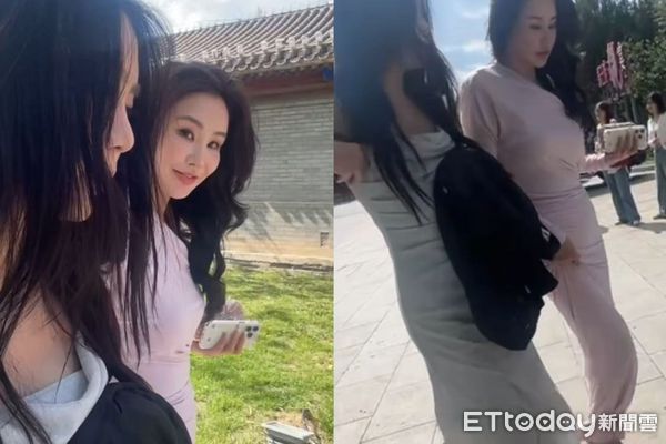▲▼  李進良女友田欣，罕見露面參加汪小菲婚禮，身旁疑似李進良愛女Emma           。（圖／記者任以芳攝）