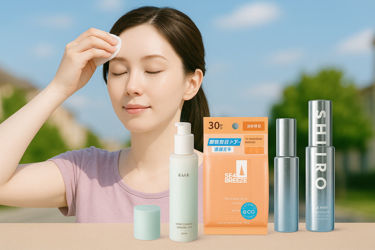 RMK,SEA BREEZE,SHIRO,涼感,保養,美周記,。（圖／AI、品牌提供）