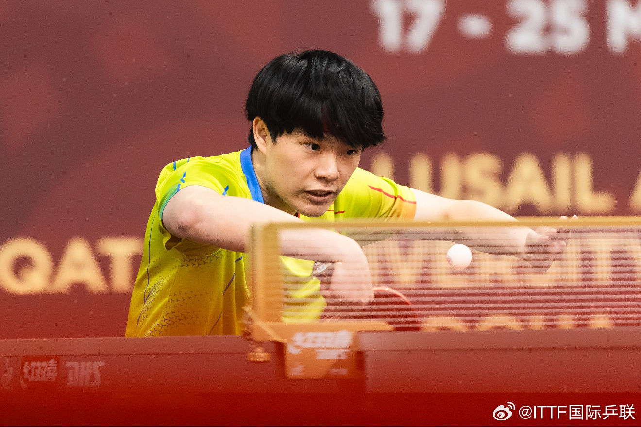 ▲▼高承睿、林彥均。（圖／翻攝自微博／ITTF國際乒聯）