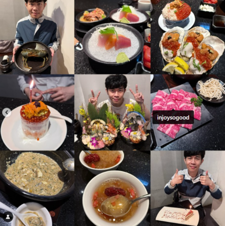 ▲艾瑞絲曬出與培根聚會的照片。（圖／翻攝艾瑞絲Instagram）