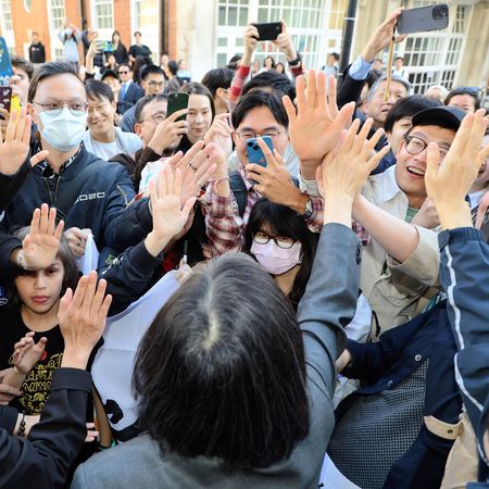 ▲▼蔡英文重返英國母校LSE。（圖／蔡英文辦公室提供）