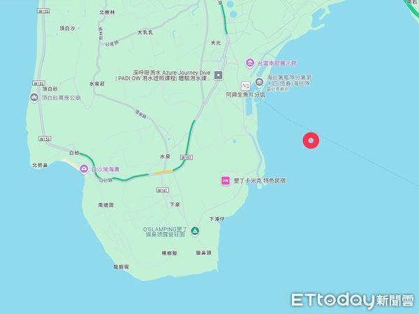 ▲後壁湖潛水客被漁船螺旋槳打傷救護             。（圖／記者陳崑福翻攝）