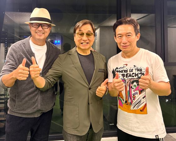▲李濤現身力挺王偉忠、郭子乾主演舞台劇《謝謝大家收看》。（圖／金星文創提供）
