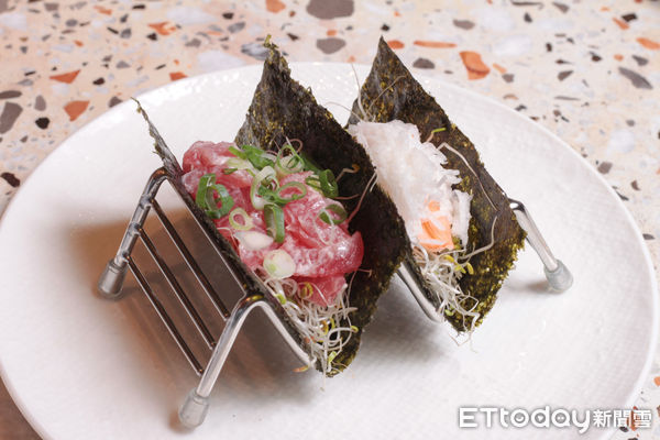 ▲開箱高雄日航Buffet「東港鮪魚吃到飽」　生魚片、握壽司無限供應。（圖／記者黃士原攝）