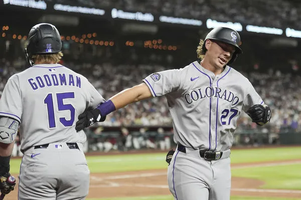 ▲洛磯開路先鋒貝克（Jordan Beck）上演單場雙響砲，率隊奪勝。（圖／達志影像／美聯社）