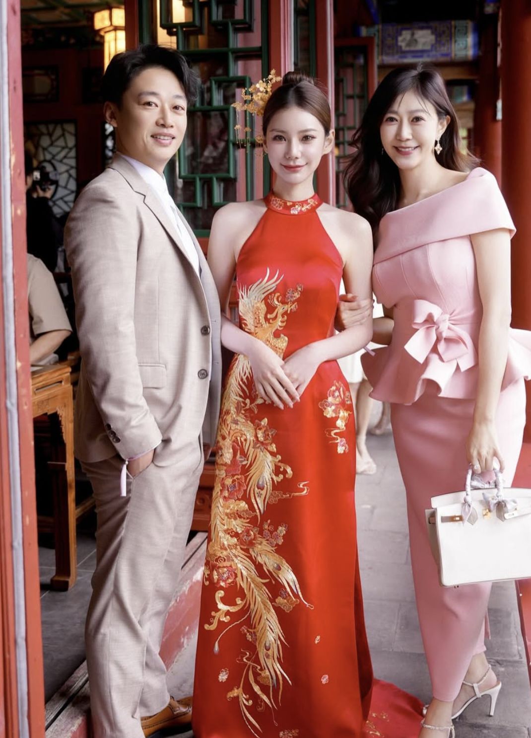 ▲許蓁蓁到北京參加汪小菲、Mandy婚禮。（圖／翻攝自許蓁蓁Instagram）