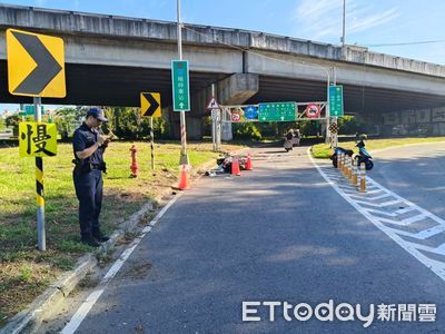 高雄楠梓死亡車禍！騎士過彎不明原因自撞倒地　送醫搶救不治