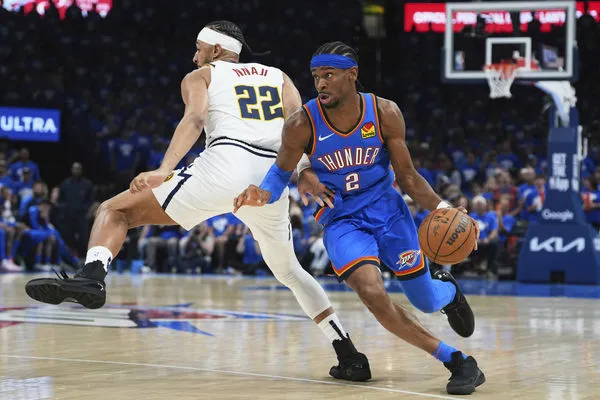 ▲▼雷霆一哥「SGA」吉爾吉斯-亞歷山大、金塊約基奇。（圖／達志影像／美聯社）