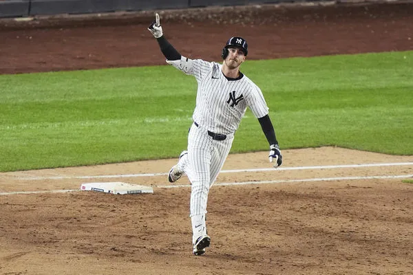 ▲洋基強打貝林傑（Cody Bellinger）8局下半夯滿貫砲。（圖／達志影像／美聯社）