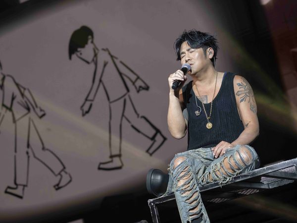 ▲曹格日前赴澳門開唱。（圖／滾石唱片提供）