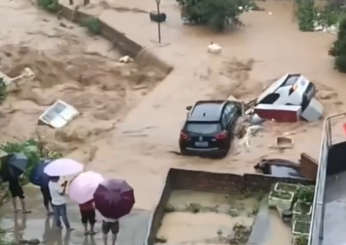 ▲廣西大暴雨。（圖／翻攝自微博）