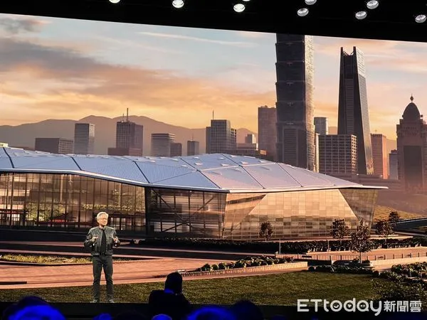 ▲▼黃仁勳親揭輝達台灣總部意象照。（圖／記者高兆麟攝）
