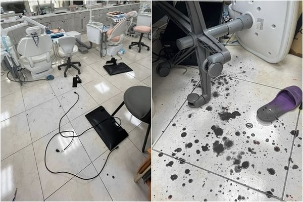 ▲▼台北市21歲男子洗牙太痛，起身揮拳痛揍女牙醫。（圖／翻攝爆料公社）