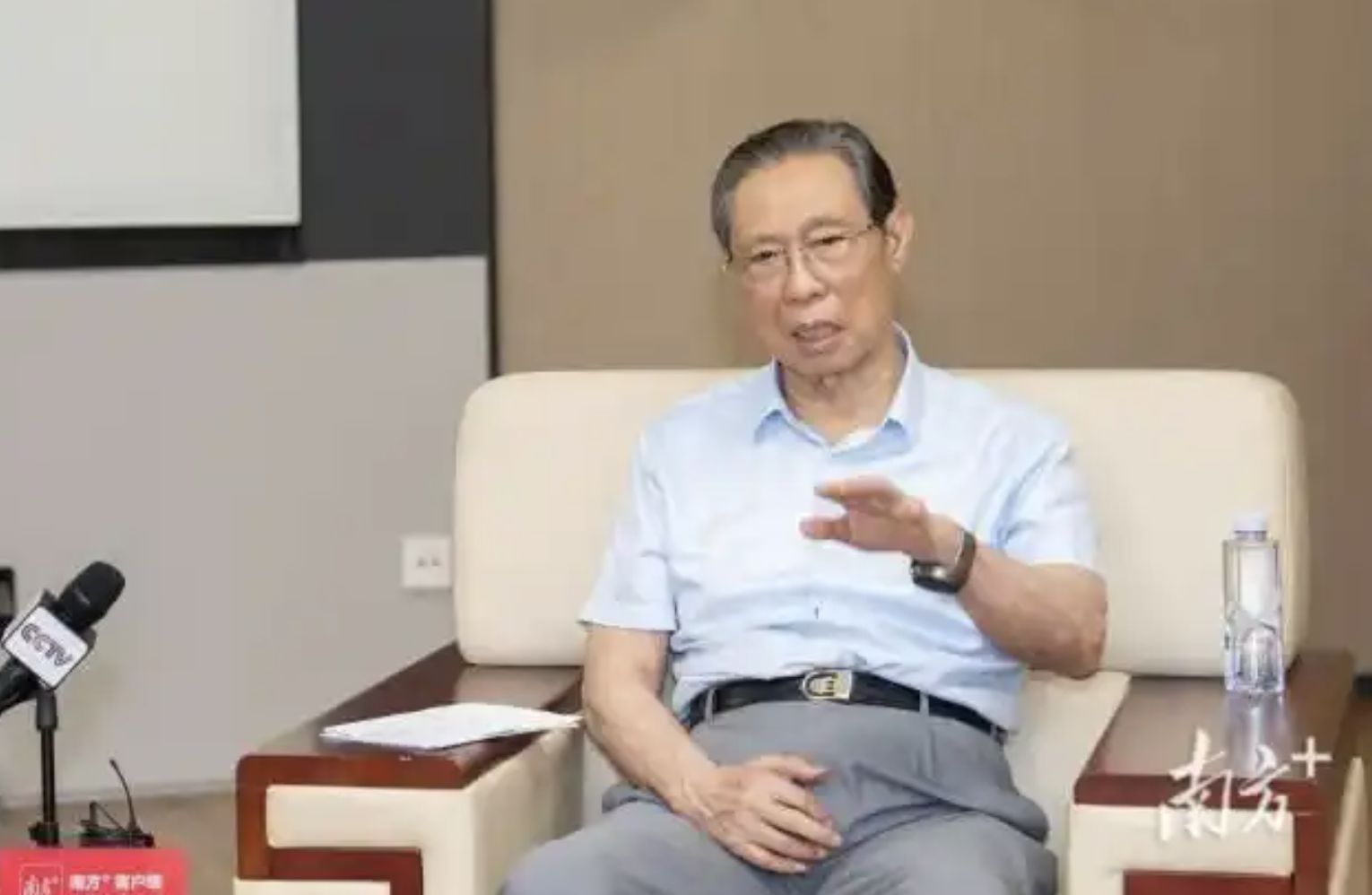 ▲大陸呼吸病學專家鍾南山。（圖／翻攝微博）