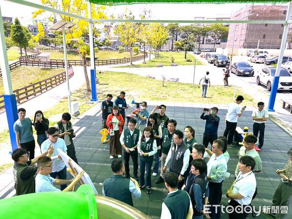 ▲立法院交通委員會19日南下台南考察東區東停28等立體停車場場址，市府盼中央加速覈定補助經費。（記者林東良翻攝，下同）