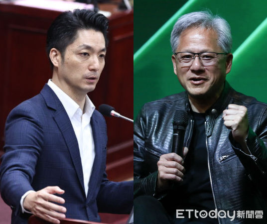 ▲▼台北市長蔣萬安、NVIDIA執行長黃仁勳。（圖／記者林敬旻攝）