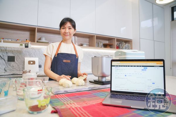 烘焙部落客辣媽表示，母子基金能讓她安穩睡覺，股災也不怕。（本刊資料照）