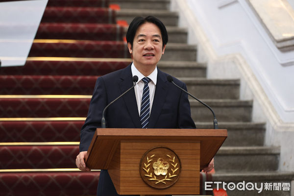 ▲總統賴清德發表520執政周年談話。（圖／記者林敬旻攝）