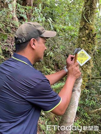 ▲▼花蓮分署協同登山協會加設指示牌，另於峭壁、崩塌處加設攀繩，保障山友安全。（圖／花蓮分署提供，下同）