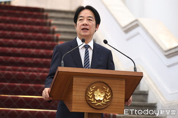 ▲總統賴清德發表520執政周年談話。（圖／記者林敬旻攝）