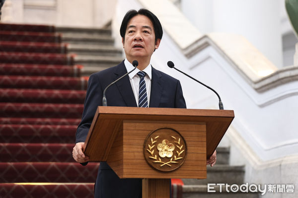 ▲總統賴清德發表520執政周年談話。（圖／記者林敬旻攝）