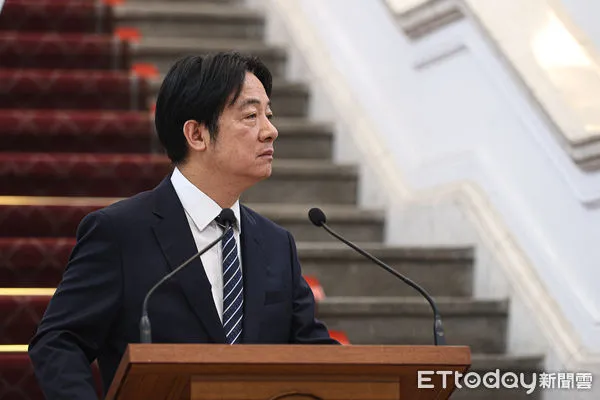 ▲總統賴清德發表520執政周年談話。（圖／記者林敬旻攝）