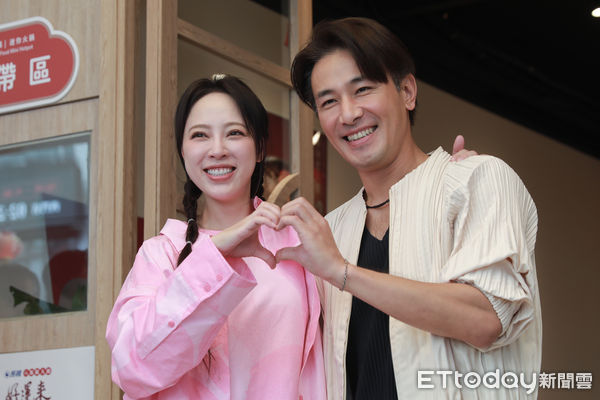 ▲▼《好運來520·吃出愛與圓滿》聯名好運菜單 × 愛的告白日-林筳諭（勇兔）、傅子純。（圖／記者周宸亘攝）