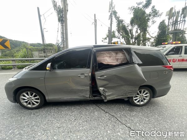 ▲▼36歲徐姓男子開黑色車，在台九線過彎不慎擦撞對向休旅車竟肇逃。（圖／記者游芳男翻攝，下同）