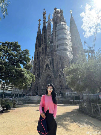 ▲范冰冰近日飛往西班牙旅遊。（圖／翻攝自范冰冰微博）