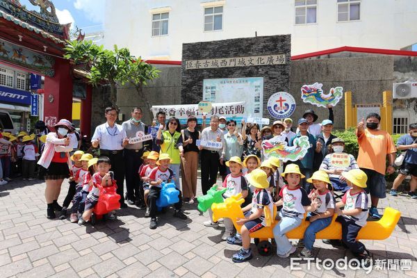 ▲恆春基督教醫院在恆春西門廣場舉辦「粽香幸福台灣尾」活動             。（圖／恆基提供）