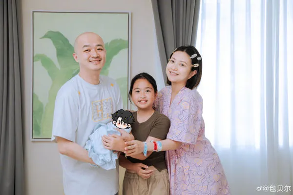 ▲包貝爾、包文婧順利迎接二寶出生。（圖／翻攝自包文婧微博）