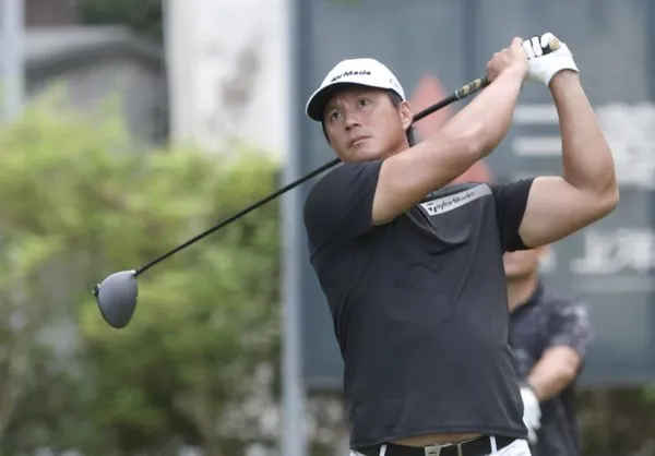 ▲「棒球情人」高國輝首度跨界挑戰高球場，大讚世壯運超高CP值 。（圖／大會提供）