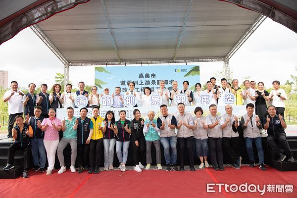 ▲▼ 道爺圳上游景觀環境再造啟用 黃敏惠市長：建設讓城市壯大 文化讓城市偉大!  。（圖／嘉義市政府提供）