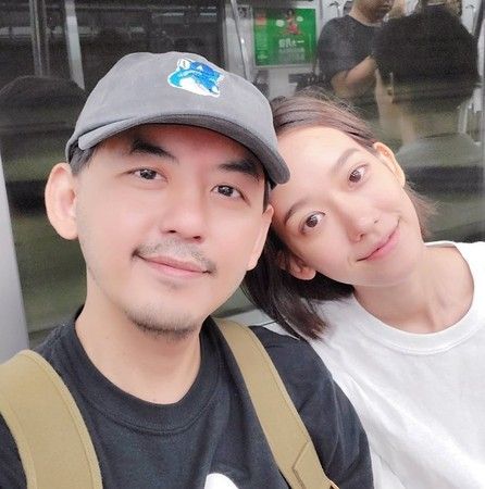 ▲黃子佼與孟耿如。（圖／翻攝自Facebook／孟耿如）